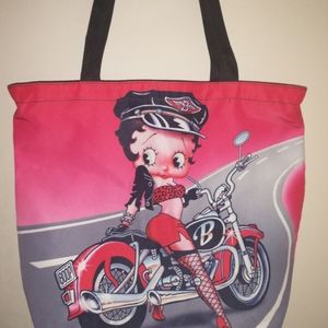 Betty Boop Electric Pink Tote bag. purse.